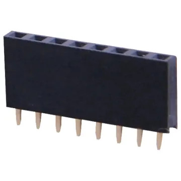 Gold Plated Contacts 2.54mm Spacing. 8 pins.