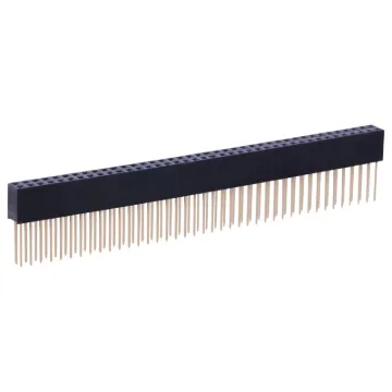 Gold Plated Contacts 2.54mm Spacing. 11mm high.