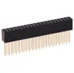 Gold Plated Contacts 2.54mm Spacing. 11mm high.