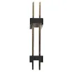 Single and dual row models available in straight or 90° pin types. Both have 2.54mm pin spacing. Gold Plated Contacts