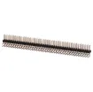 Single and dual row models available in straight or 90 deg. pin types. Both have 2.54mm pin spacing. Gold Plated Contacts