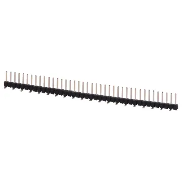 Single row model available with SMD pin types. Both have 2.54mm pin spacing. Gold Plated Contacts