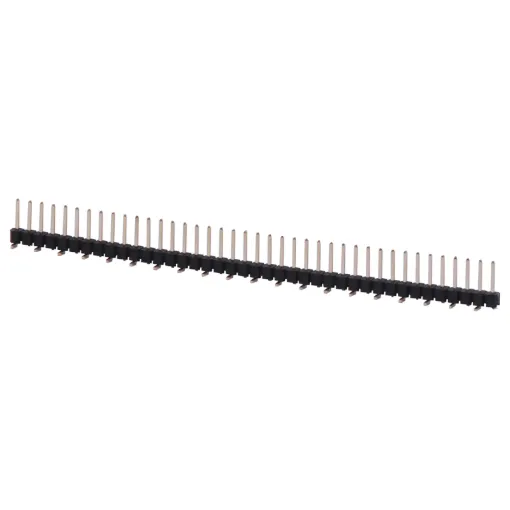 Single row model available with SMD pin types. Both have 2.54mm pin spacing. Gold Plated Contacts
