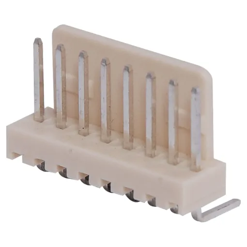8 Way.
PCB Mount.
90° Pins.
Rated at 3A.