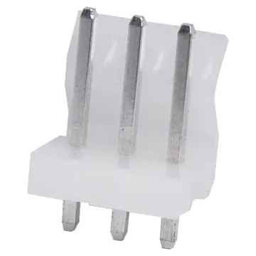 3 Way.
PCB Mount.
Straight Pin Header.
3.96mm Spacing.
Rated at 7A.
Includes Crimp Pins.