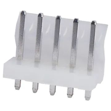 5 Way.
PCB Mount.
Straight Pin Header.
3.96mm Spacing.
Rated at 7A.
Includes Crimp Pins.