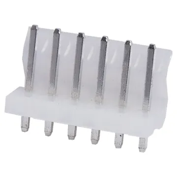 6 Way.
PCB Mount.
Straight Pin Header.
3.96mm Spacing.
Rated at 7A.
Includes Crimp Pins.
