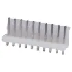 10 Way.
PCB Mount.
Straight Pin Header.
3.96mm Spacing.
Rated at 7A.
Includes Crimp Pins.