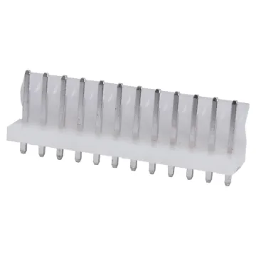 12 Way.
PCB Mount.
Straight Pin Header.
3.96mm Spacing.
Rated at 7A.
Includes Crimp Pins.