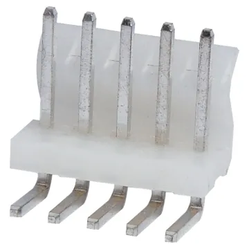 5 Way.
PCB Mount.
90 Deg. Pin Header.
3.96mm Spacing.
Rated at 7A.
Includes Crimp Pins.