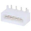 Right Angle PCB Mount Male
Current rating 6.5A
Volatage rating 250VAC
Dimensions: 23W x 8.2H x 12.3D mm (Height is measurement from the PCB, excluding leg)