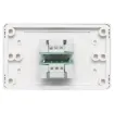Wallplate fitted with with dual HD9 female VGA connectors.