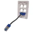 Flylead Type VGA Plates are fitted with HD9 female VGA connector.
