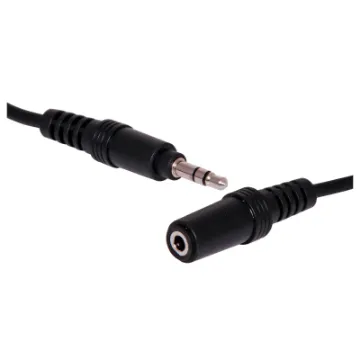 3.5mm Stereo Jack to 3.5mm Stereo Socket Audio Cable, 10m.