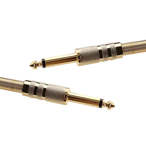 6.35mm Mono Plug to 6.35mm Mono Plug Cable, 3m.