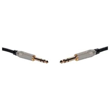 6.35mm male / 6.35mm male 1.0m. Balanced TRS connection.