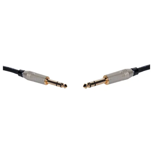 6.35mm male / 6.35mm male 1.0m. Balanced TRS connection.