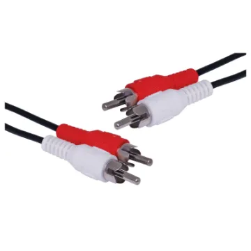Dual RCA to Dual RCA Male Cable, 1.5m.