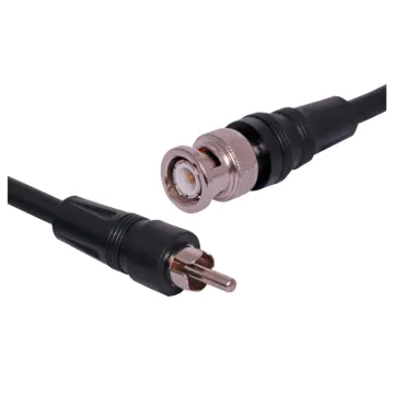 75 Ohm BNC Male to RCA Male Video Cable, 3m.