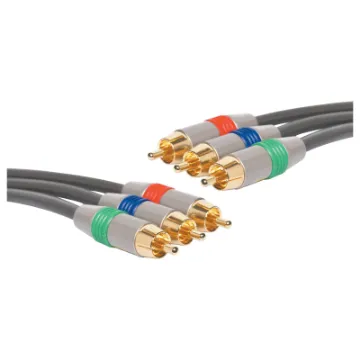 3 RCA to 3 RCA Component Cable, 1.5m.