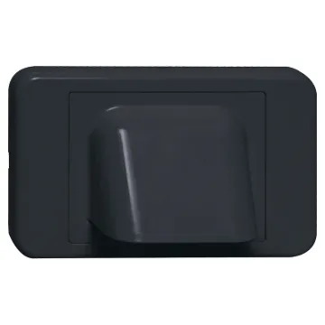 This unique wallplate allows cables to enter the wall cavity space without the need for interconnect wallplates in between.