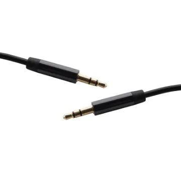 3.5mm Stereo Plug to 3.5mm Stereo Plug Lead, 0.75m.