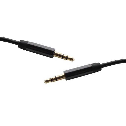 3.5mm Stereo Plug to 3.5mm Stereo Plug Lead, 0.75m.