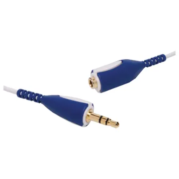 3.5mm Stereo Plug to 3.5mm Stereo Socket Lead, 3m.