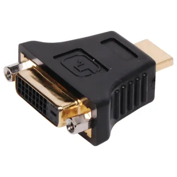 HDMI Plug to DVI-D socket adaptor.