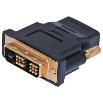 HDMI Socket to DVI-D plug adaptor.