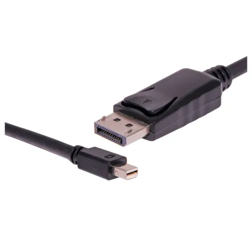 Mini DisplayPort Male to DisplayPort Male Lead, 1.8m.