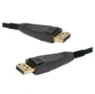 This range of Optical DisplayPort male to male leads have been constructed and designed using hybrid fibre and copper cable to ensure high-definition performance.