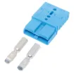 Anderson style blue 120A DC power connector.