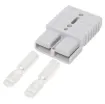 Anderson style grey 175A DC power connector.