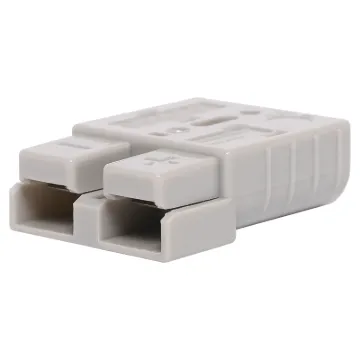 Anderson style grey 50A DC power connector.