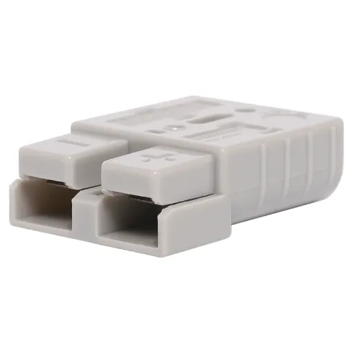 Anderson style grey 50A DC power connector.