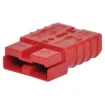 Anderson style red 50A DC power connector.
