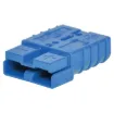 Anderson style blue 50A DC power connector.