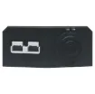 This Anderson style connector features an enclosure for surface mounting on vehicle cabinets or bodywork.