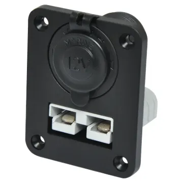 This connector features a 12V car accessory ideal for charging compatible devices.