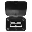 This Anderson Style (SB50 120A type) connector provides easy connection to solar panels and auxiliary batteries/appliances. Snap fit cover provides protection from dust and moisture when not in use. Includes connectors. 