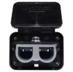 This Anderson Style (SB50 120A type) connector provides easy connection to solar panels and auxiliary batteries/appliances. Snap fit cover provides protection from dust and moisture when not in use. Includes connectors. 