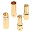 Ideal for use as battery connectors in high current draw applications such as RC LiPo batteries. Supplied as plug & socket pair with matching 5ppm gold plated terminals. 60A rated @ 600V DC.