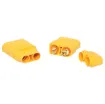 Ideal for use as battery connectors in high current draw applications such as RC LiPo batteries. Supplied as plug & socket pair. 90A rated @ 600V DC.