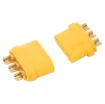 These MR60 connectors are ideal for use as battery connectors in high current draw applications such as RC LiPo batteries.