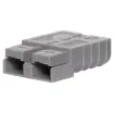 Similar to Anderson type connectors, these heavy duty DC plugs feature a reversible gender design (the same plug can be used as both male and female). 

NOTE: Not suitable for connecting or disconnecting circuits under load.