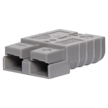 Similar to Anderson type connectors, these heavy duty DC plugs feature a reversible gender design (the same plug can be used as both male and female). 

NOTE: Not suitable for connecting or disconnecting circuits under load.