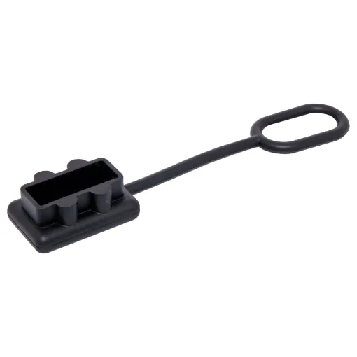Rubber dust cover to suit the P7845A 175A high current DC connector.