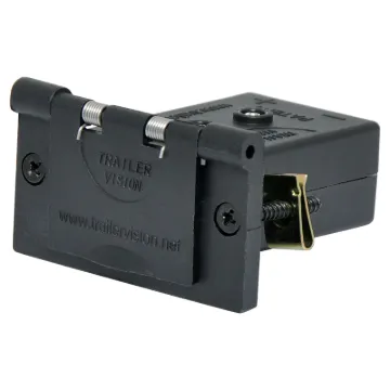 Trailer Vision TV-14999-50. This slim flush mount housing is suitable for use with Anderson SB50 connectors and allows direct mounting to tow bar, bumper or other surface for easy connection and disconnection of Anderson plugs.
