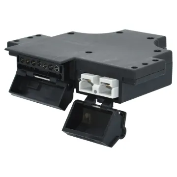 Trailer Vision TV-14569-7. Combines a flat 7 pin trailer socket with 50A Anderson style connector in the same chassis mount housing.